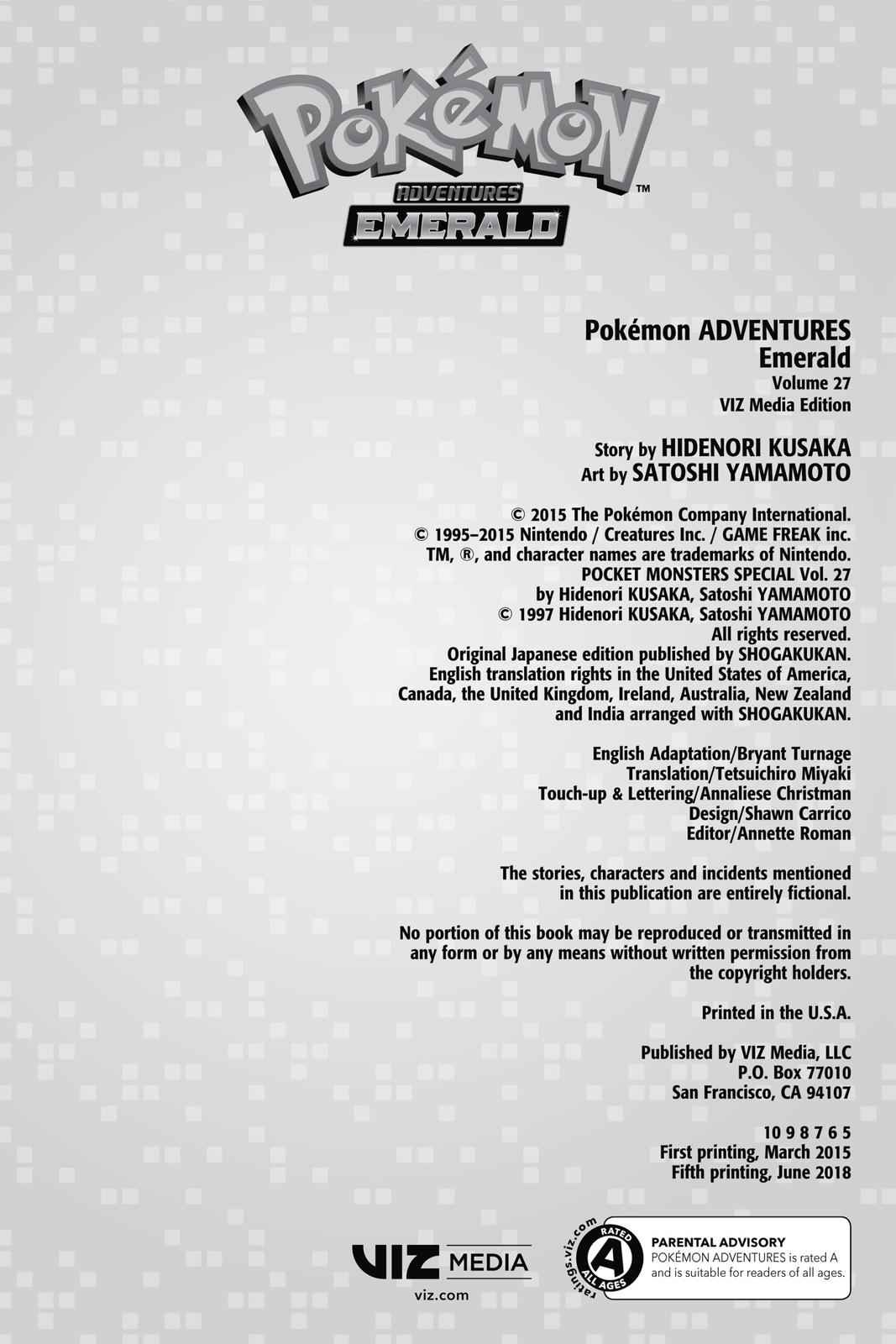 Pocket Monsters Special Chapter 27 Page 3